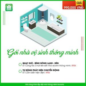 Gói nhà vệ sinh thông minh Hunonic